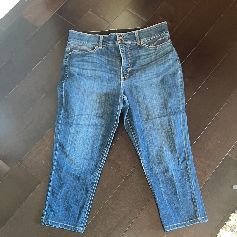 Seven size 16 Classic Blue Women's Jeans double button